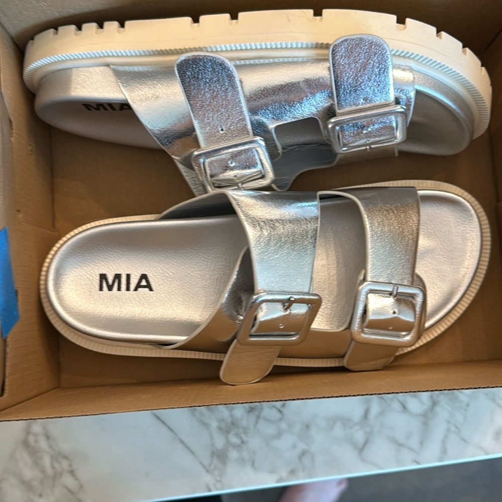 MIA Kids Silver Sandals